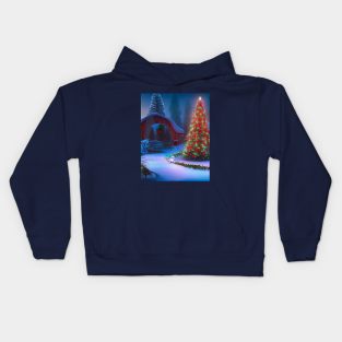 Christmas Night Kids Hoodie